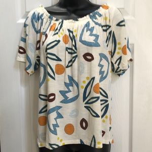 EUC Ann Taylor Printed Top | Size Small